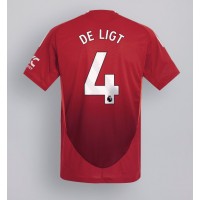 Camisa de time de futebol Manchester United Matthijs de Ligt #4 Replicas 1º Equipamento 2024-25 Manga Curta